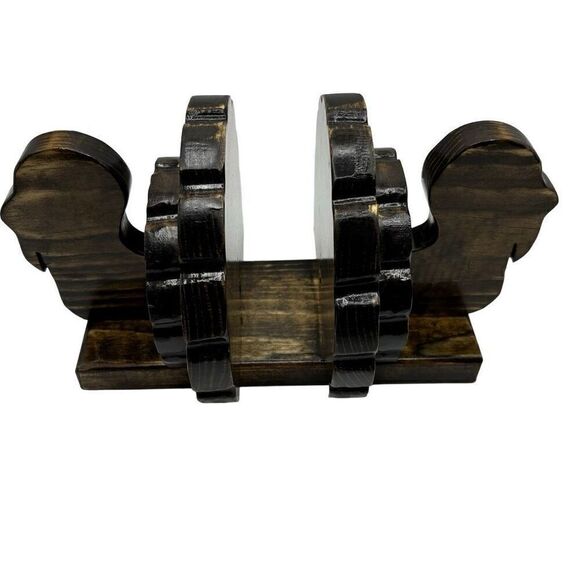 Vintage 70’s Handmade Wooden Turkey Napkin Holder - Picture 4 of 8